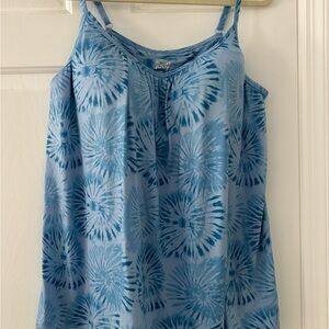 32 Degrees Blue Print Women's Top XXL